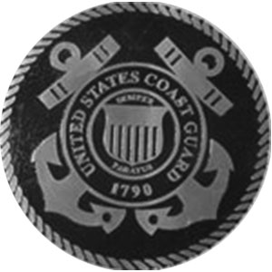 aluminum metal coast guard seal, stainless steel coast guard seal