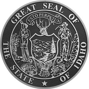 idaho Aluminum State Seal, idaho Aluminum State Seals