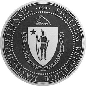 massachusetts Aluminum State Seal, massachusetts aluminum plaque