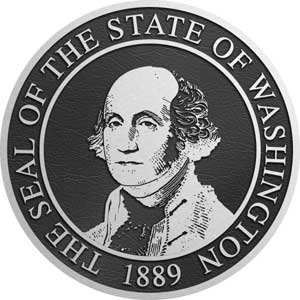 washington Aluminum State Seal, washington aluminum plaque