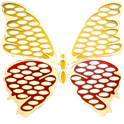 butterfly donor plaque