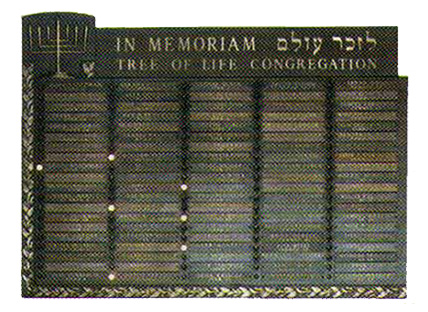 yahreit memorial plaques, yahreit tablets, yahreit wall, yahreit bronze memorial plaques