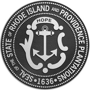Rhode Island Aluminum State Seal, Rhode Island bronze state plaque